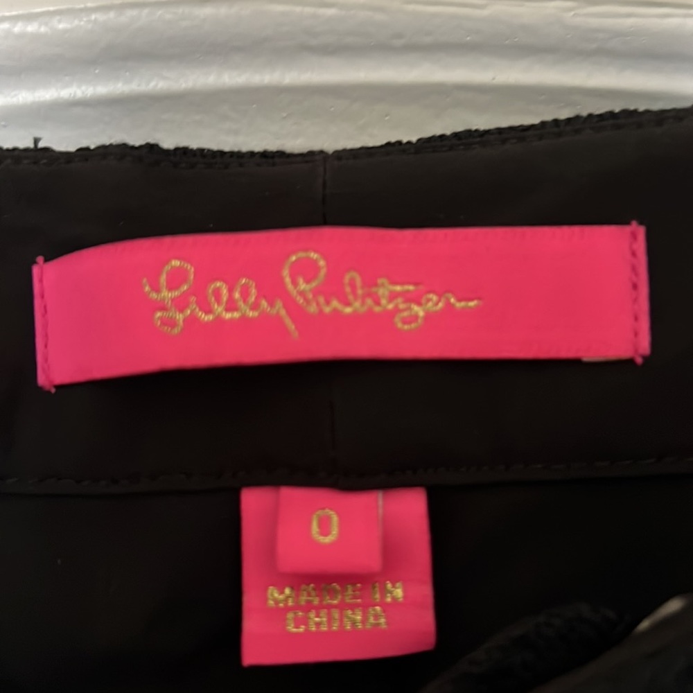 🌟🌟🌟NWOT🌟🌟🌟 Lily Pulitzer black lace pants - Picture 5 of 8
